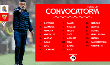 23 convocados para viajar a San Sebastián