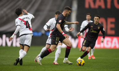 Imagen del duelo en Vallecas