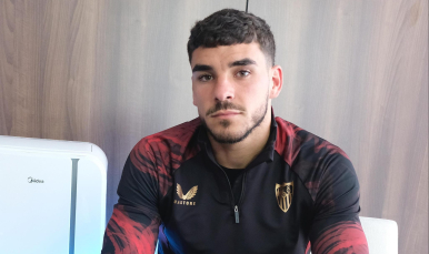 Isaac Romero charla sobre el Gran Derbi