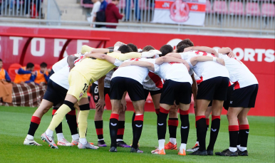 El Sevilla Atlético se conjura antes de un partido