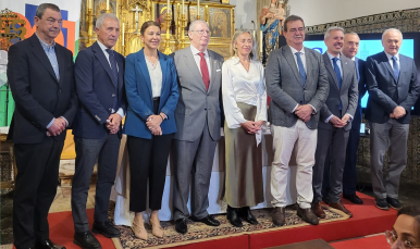 Acto por la Semana Santa cardioasegurada.