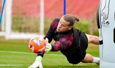 Entrenamiento del Sevilla FC en la ciudad deportiva