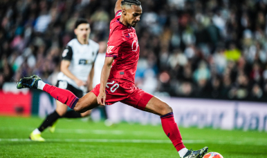 Sow del Sevilla FC ante el Valencia