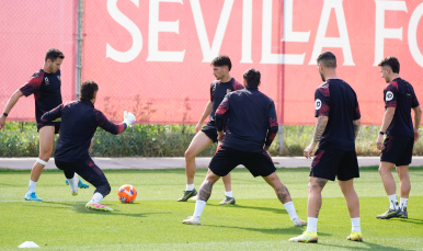 Imagen de la sesión de entrenamiento del 8 de mayo