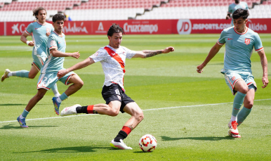 Imagen de Collado ante el Atlético de Madrid 'B'