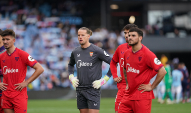 Nyland del Sevilla FC ante el RC Celta