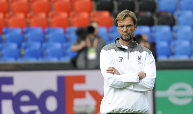 Jurgen Klopp en el entrenamiento