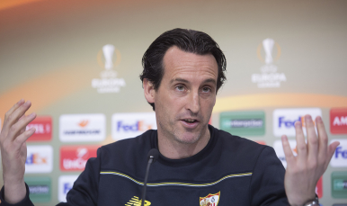 Emery en sala de prensa
