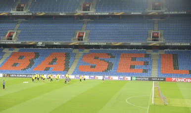Entrenamiento del Sevilla FC en Basilea