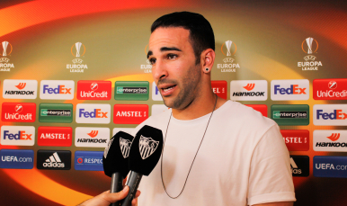 Rami en zona mixta del Sánchez-Pizjuán