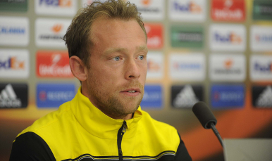 Krohn-Dehli en sala de prensa