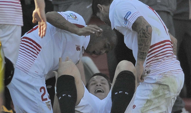 Gol de Konoplyanka en el Sevilla FC-Villarreal CF