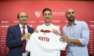 Luciano Vietto, jugador del Sevilla FC