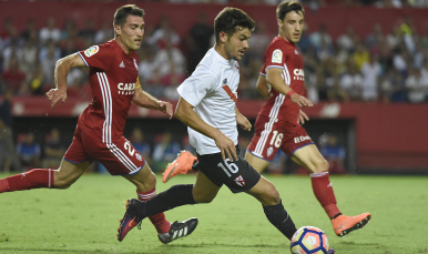 Jugada de Curro del Sevilla Atlético
