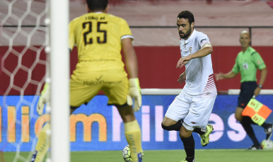 Iborra, Sevilla FC-Rayo Vallecano