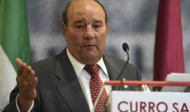 Curro Sanjosé en el Dorsal de Leyenda