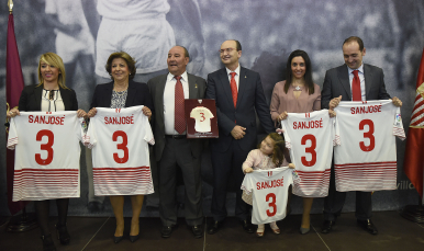 Imagen de Curro Sanjosé con sus familiares