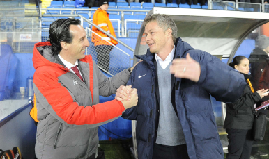 Emery, antes del Molde FK-Sevilla FC