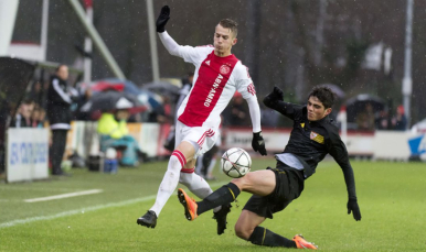  Juanmi del Sevilla FC ante el Ajax en la Youth League