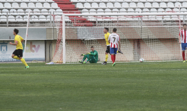Gol del Sevilla Atlético ante el Algeciras CF