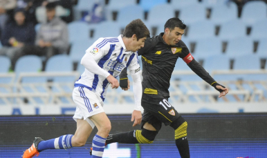 Reyes en el Real Sociedad-Sevilla FC