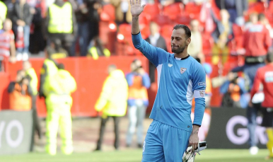 Beto se despide tras el Sevilla FC-Granada 