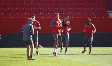 Carriço en el entrenamiento