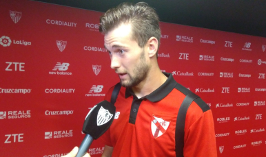 Carrillo en la zona mixta