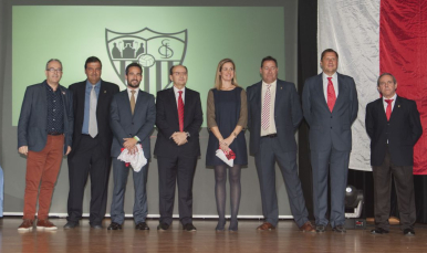 El presidente José Castro, en el Encuentro de Peñas 2015