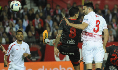 Rami remata de cabeza en el Sevilla FC-Celta