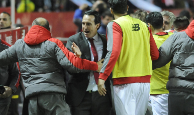 Emery en el Sevilla FC-Celta