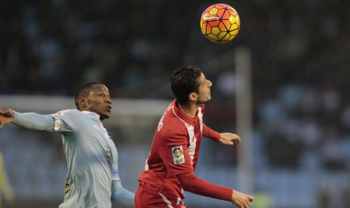 Escudero en el Celta-Sevilla FC