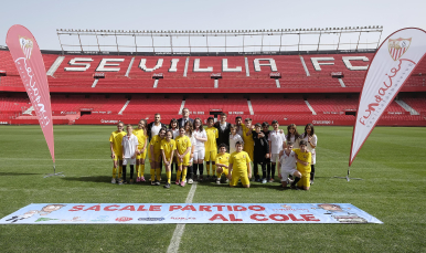 Visita del Colegio Castro de Orellana de Villanueva del Ariscal con Sácale partido al cole