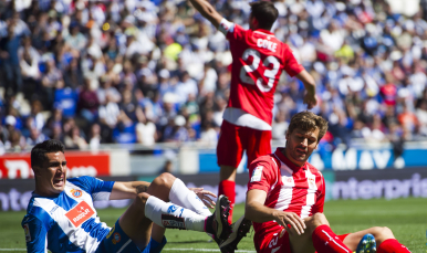 Fernando Llorente en el Espanyol-Sevilla FC