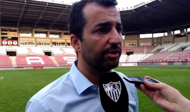 Diego Martínez entrenador del Sevilla Atlético