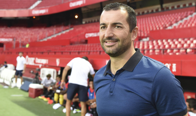 Diego Martínez entrenador del Sevilla Atlético