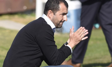 Diego Martínez durante un partido 