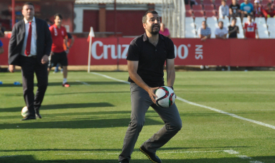 Diego Martínez entrenador del Sevilla Atlético