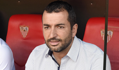 Diego Martínez en su banquillo