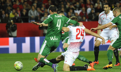 Llorente en el Sevilla FC-Eibar