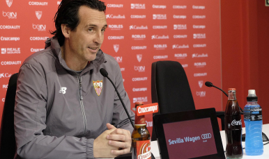 Emery en sala de prensa