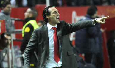 Emery en el Sevilla FC-Eibar