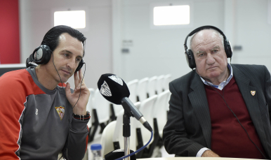 Unai Emery y Manolo Cardo