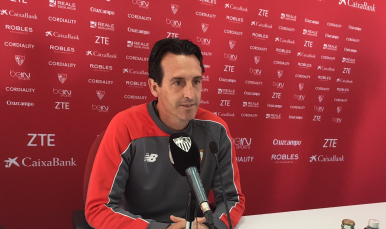 Emery en sala de prensa