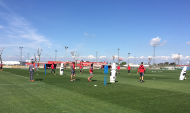 Entrenamiento del primer equipo