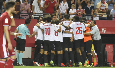 Piña gol Sevilla Atlético