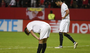 Final del partido ante el FC Barcelona