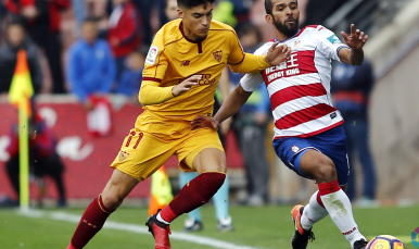 Joaquín Correa, en el Nuevo Los Cármenes