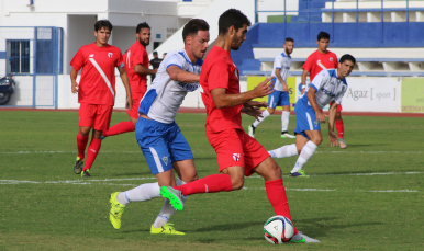 Bernardo Cruz con el Sevilla Atlético en Marbella