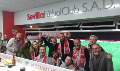 LOS ACTORES DE JUEGO DE TRONOS, SEVILLISTAS POR UN DÍA